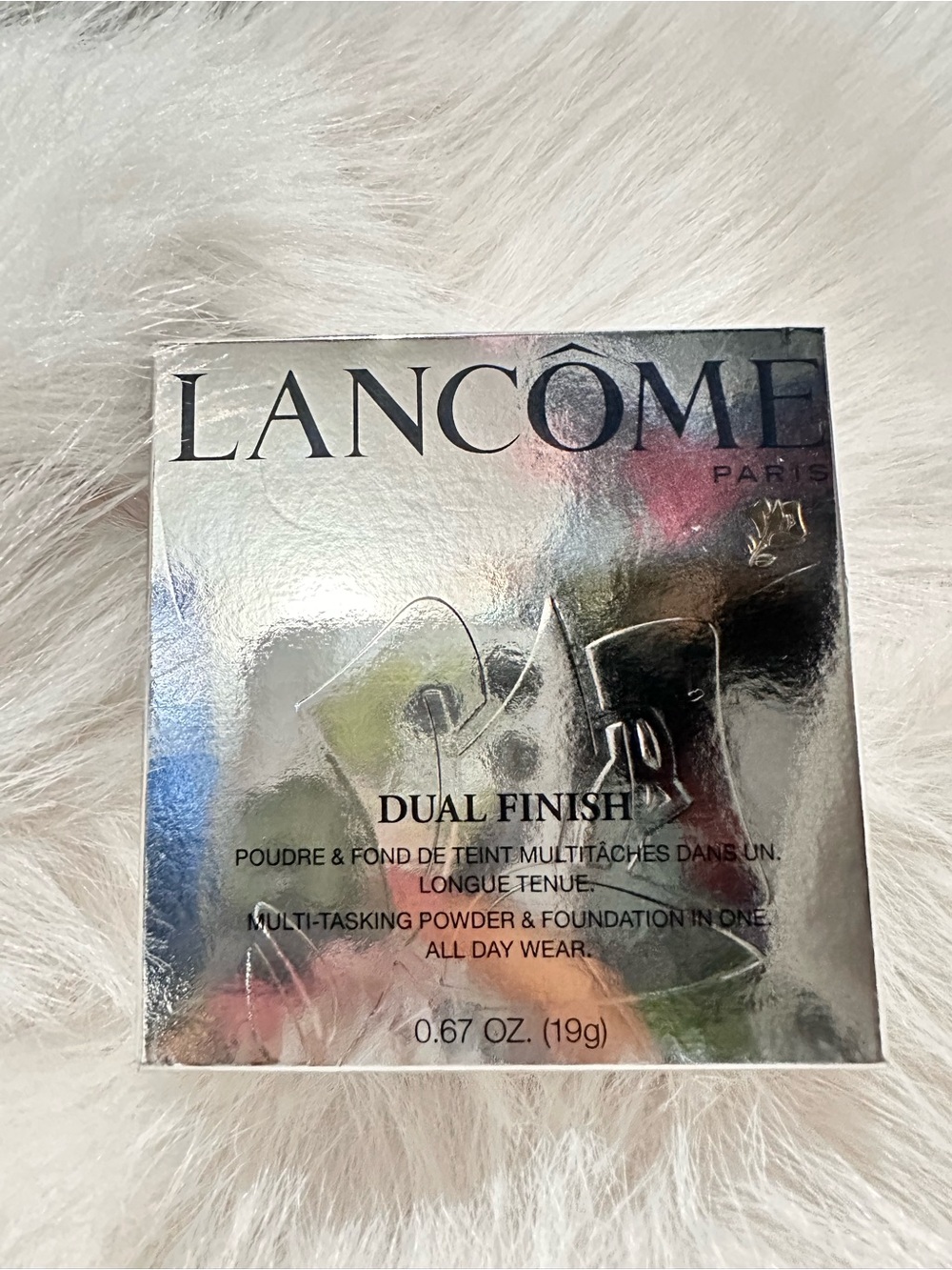 Lancôme Dual Finish Powder & Foundation - Silver Packaging 19g